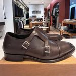 Sapato Social Double Monk Teselli Marrom 78504