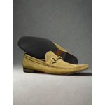 Mocassim Loafer Teselli Cadore Couro Camurça Bege