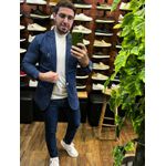 Blazer Skinny Jeans Escuto Zip Off Bolso Embutido 00612