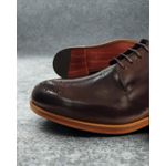 Sapato Social Derby Teselli Donald Brogue Machiatto Vinho