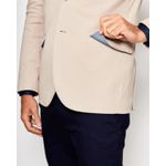 Blazer em Malha Cotton Resumo Areia 1873