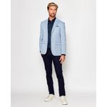 Blazer em Malha Cotton Resumo Azul Claro 1689