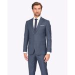 Traje Costume Teselli PV Com Elastano Fio Tinto Azul