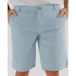 Bermuda Casual King e Joe Slim Linho Azul BM00201