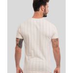 Camiseta Textura Drazo Lohan Areia 221017