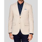 Blazer em Malha Cotton Resumo Areia 1873