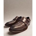 Sapato Social Double Monk Teselli Marrom 78504