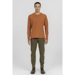 Blusão em Malha Slim K&amp;amp;amp;J Ocre MA24026