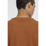 Blusão em Malha Slim K&amp;amp;amp;J Ocre MA24026