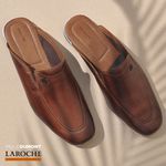 Mule Masculino Dumont em Couro - Tan