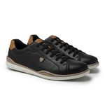 Sapatenis Masculino LRC Absolut - Preto + Gratis Relógio Digital Preto