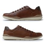 Sapatenis Masculino LRC Absolut - Brown + Gratis Relógio Digital Preto