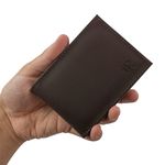 Carteira LR Premium Masculina em Couro - Café