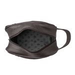 Necessaire Masculina em Couro Laroche - Marrom