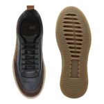 Sapatenis Masculino Apolo Colors em Couro - Preto