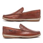 Mocassim Masculino Laroche Arpoador em Couro - Brown