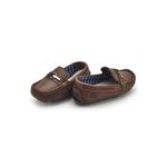 Mocassim Bali Babie de Couro - Brown/Vinho