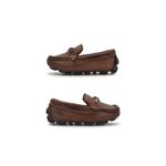 Mocassim Bali Babie de Couro - Brown/Vinho