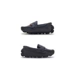Mocassim Bali Babie de Couro - Marinho