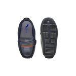 Mocassim Bali Babie de Couro - Marinho