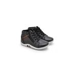 Sapatenis Cayn Babie em Couro - Preto