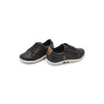 Sapatenis Cayn Babie em Couro - Preto