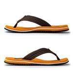 Chinelo Masculino Bahamas Laroche - Laranja / Café