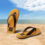 Chinelo Masculino Bahamas Laroche - Laranja / Café