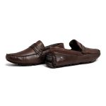 Mocassim Drive Laroche Bali em Couro - Café