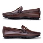 Mocassim Masculino Bolonha Em Couro - Havana