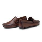 Mocassim Masculino Bolonha Em Couro - Whisky