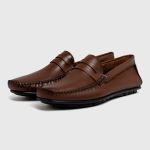 Mocassim Masculino Bolonha Em Couro - Havana
