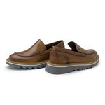 Sapato Casual Bolt Em Couro Legitimo - Whisky
