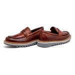 Loafer Masculino Casual Laroche Bolt Em Couro - Brown