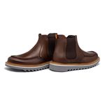 Bota Chelsea Laroche Bolt Em Couro - Chocolate