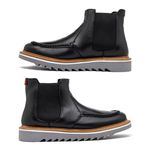 Bota Chelsea Laroche Bolt Em Couro - Preto
