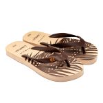Chinelo Laroche Cairo Folhas - Tira Marrom