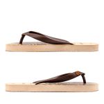 Chinelo Laroche Cairo Folhas - Tira Marrom