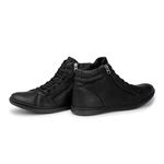 Sapatenis Cano Alto Masculino LRC Cayene - Preto