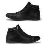 Sapatenis Cano Alto Masculino LRC Cayene - Preto