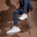Sapatenis Casual Masculino Cell - Branco
