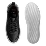 Sapatenis Casual Masculino em Couro Cell - Preto