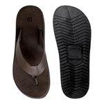 Chinelo Masculino Toledo em Couro - Café