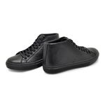 Sapatenis Casual Masculino Connect em Couro - Preto