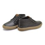 Sapatênis Casual Masculino Connect em Couro - Preto