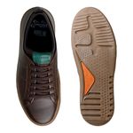 Sapatenis em Couro Casual Masculino Connect - Café