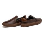 Slip On Iate Masculino Connect em Couro - Café