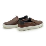 Slip On Iate Masculino Connect em Couro - Brown