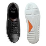 Sapatenis em Couro Casual Masculino Connect - Preto