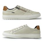 Sapatenis em Couro Casual Masculino Connect - Neve